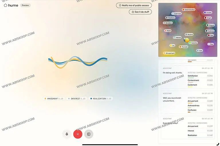 Hume AI-具备人类情感感知的AI对话机器人 - NowX 游读社-NowX 游读社