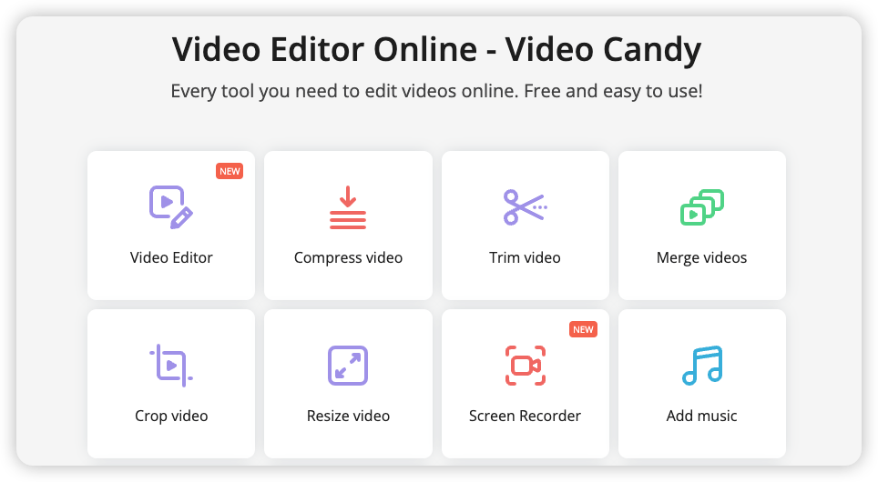在线视频剪辑工具——Video Candy - NowX 游读社-NowX 游读社